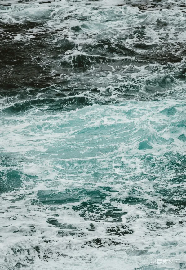 高清摄影 波涛汹涌的海洋