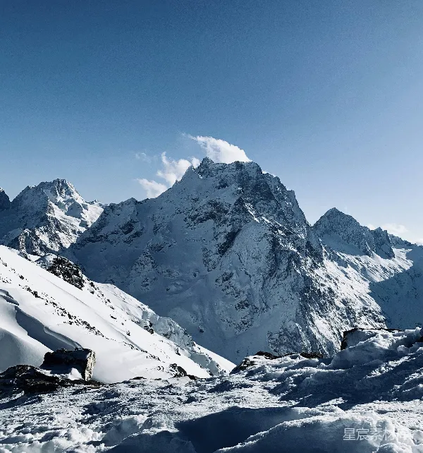 高清摄影 雪域壮丽山峰