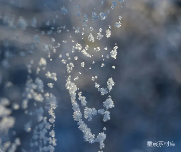 高清摄影 冰晶心形