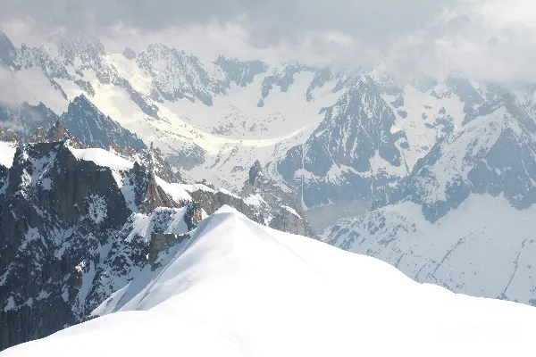 高清摄影 雪峰壮丽景色