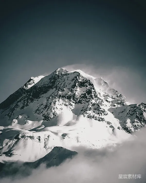 高清摄影 雪峰云端