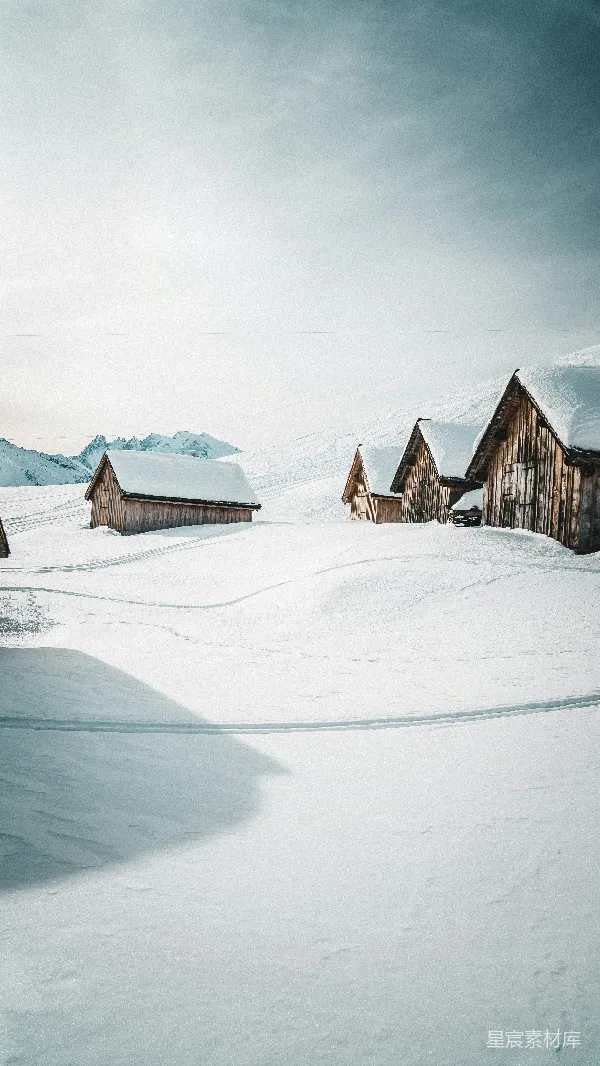 高清摄影 雪乡中的小屋