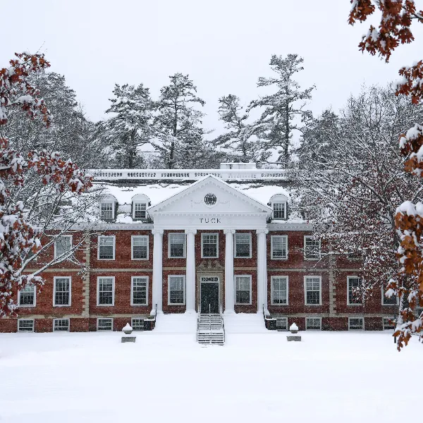 高清摄影 Tuck商学院冬日雪景