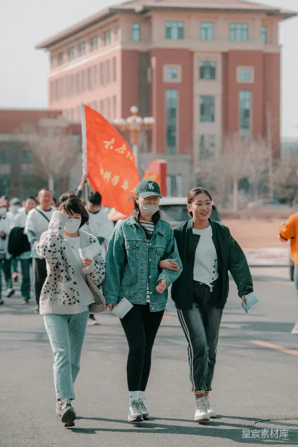 高清摄影 校园活动中的青春风采
