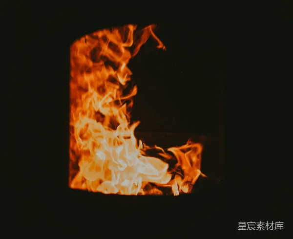 高清摄影 燃烧的火焰