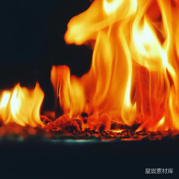 高清摄影 燃烧的火焰