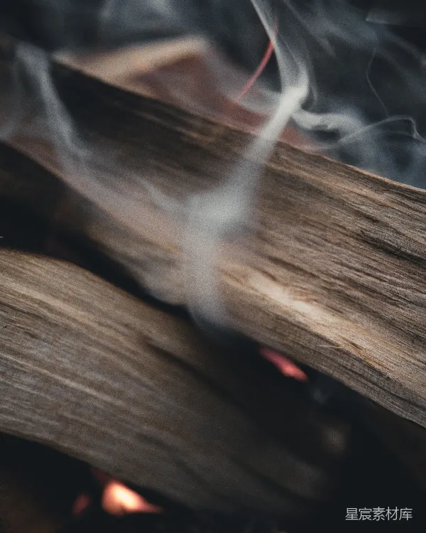高清摄影 燃烧的木板