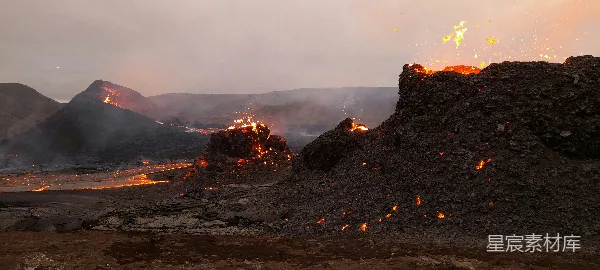 高清摄影 火山喷发的壮丽景象
