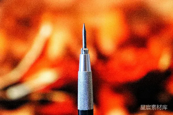 高清摄影 火焰中的螺丝刀