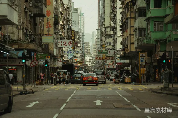 高清摄影 香港街头的市井生活