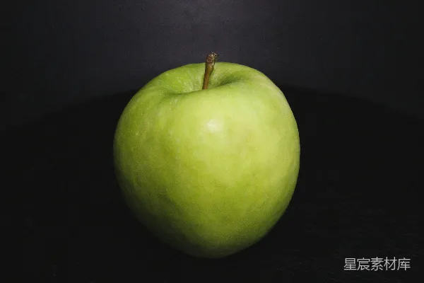 高清摄影 静物摄影中的绿色苹果