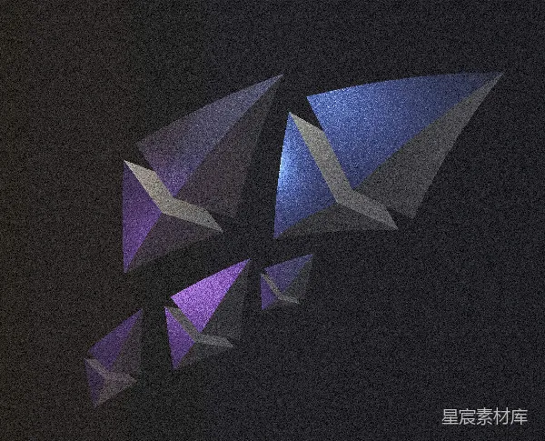 高清摄影 几何抽象：三角形的舞蹈