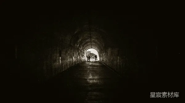 高清摄影 光明的隧道尽头