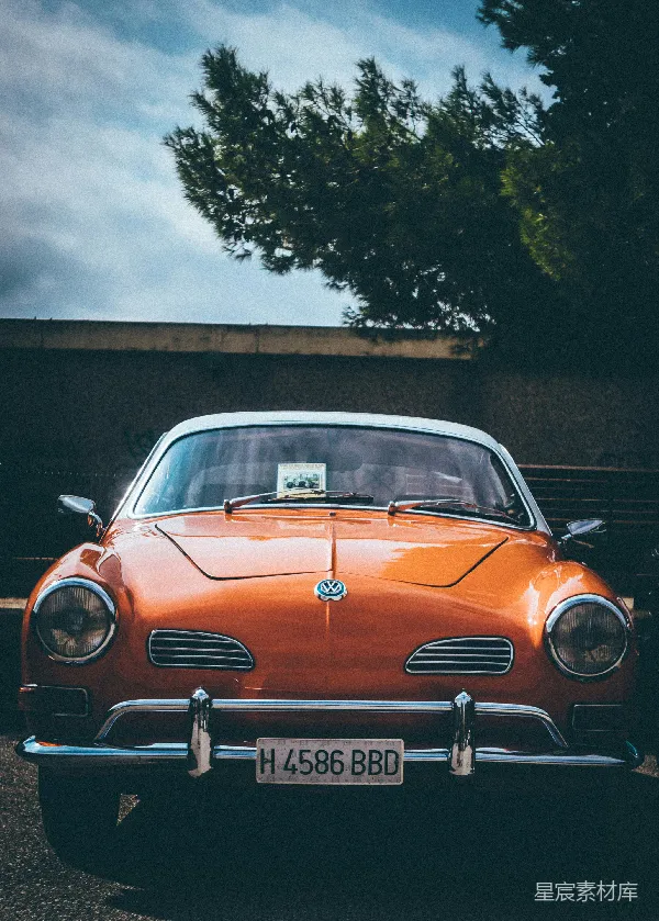 高清摄影 复古经典汽车：Volkswagen Karmann Ghia