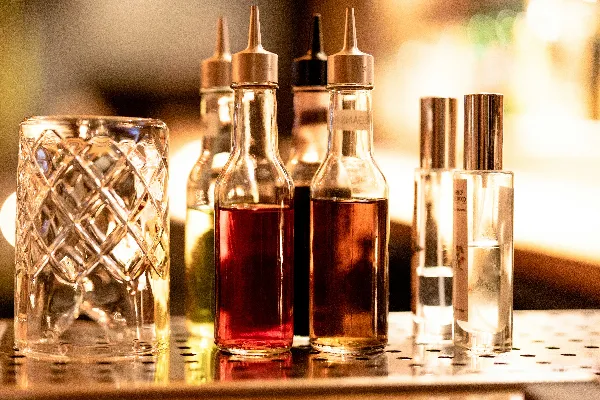 高清摄影 酒吧调酒原料