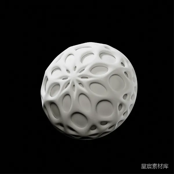 高清摄影 镂空几何球体