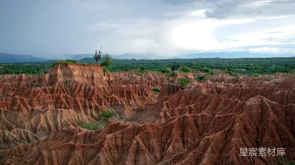 高清摄影 红土峡谷的壮丽景观