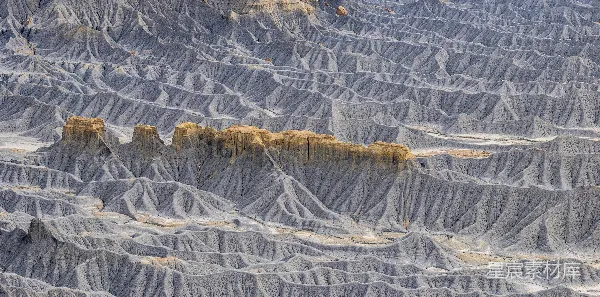 高清摄影 戈壁荒漠的地貌奇观