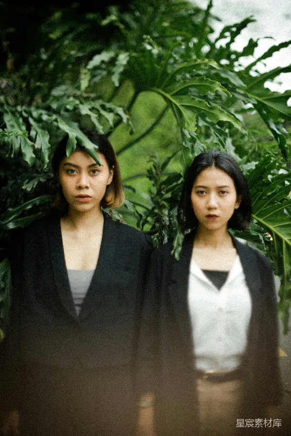 高清摄影 雨后绿意盎然的自然与青春