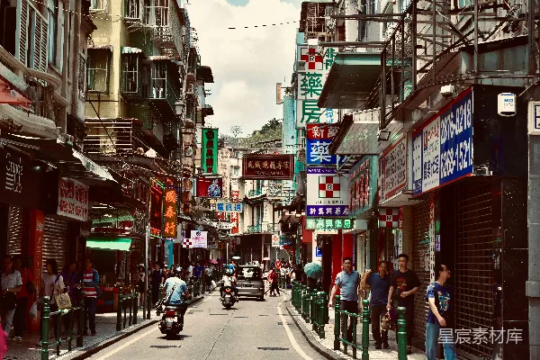 高清摄影 繁忙的亚洲城市街道