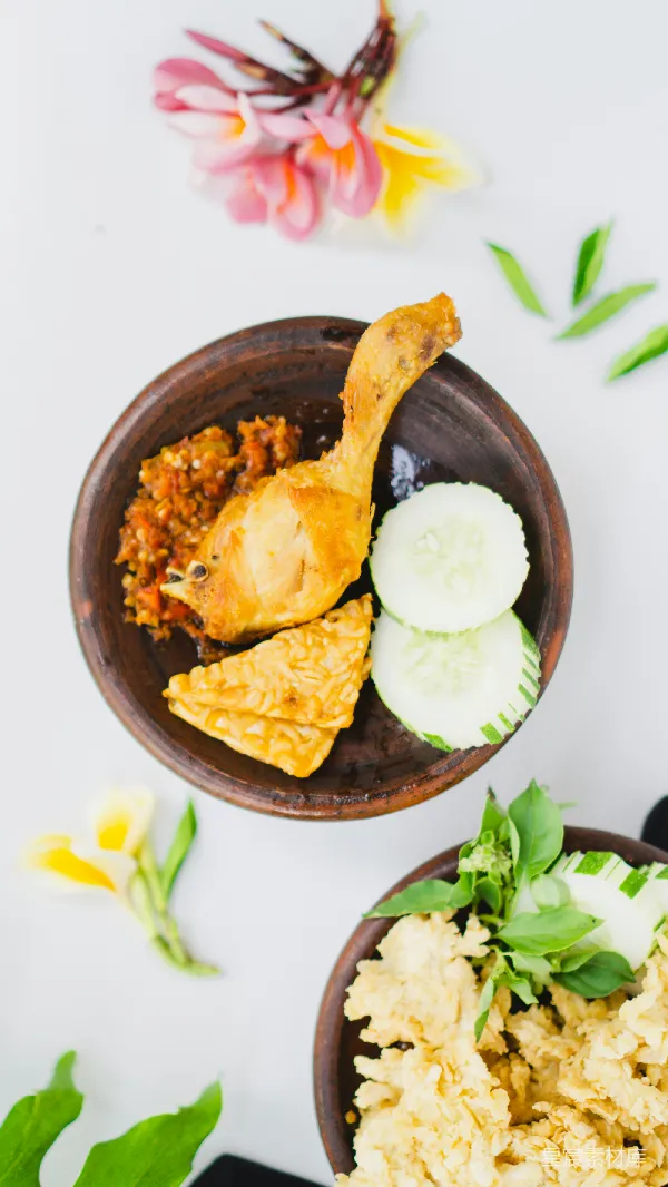 高清摄影 一盘食物