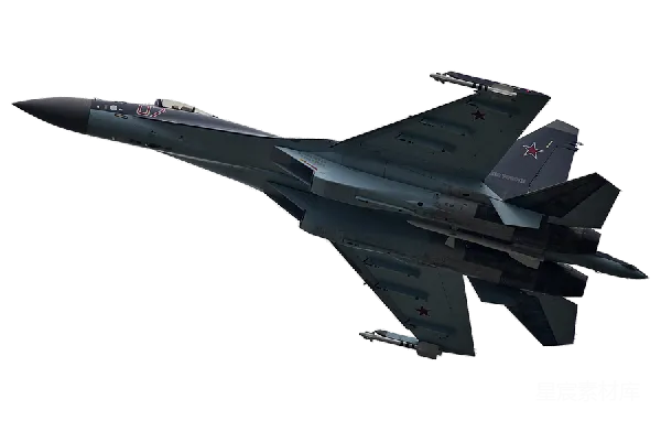 元素素材 苏霍伊战斗机SU-35