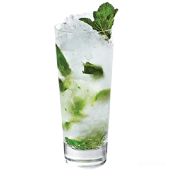 元素素材 清新薄荷鸡尾酒