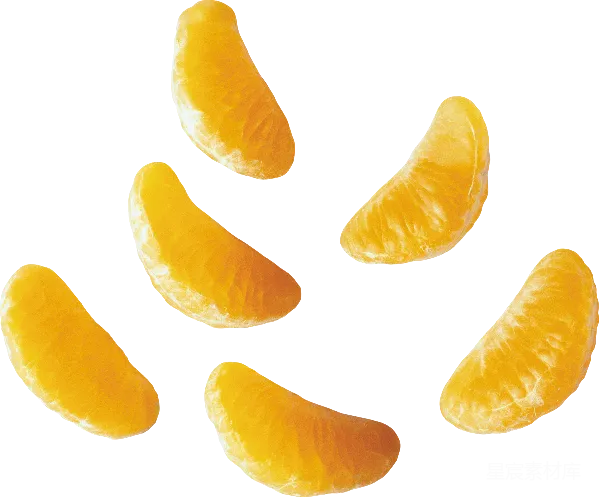元素素材 飞舞的橘子片