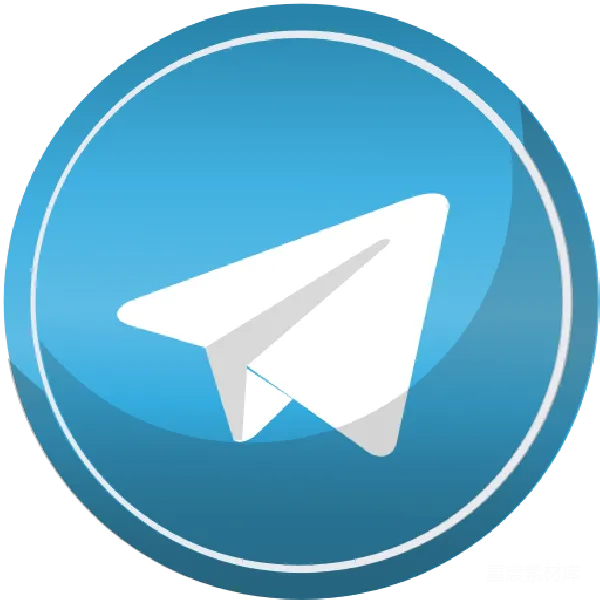 元素素材 Telegram图标
