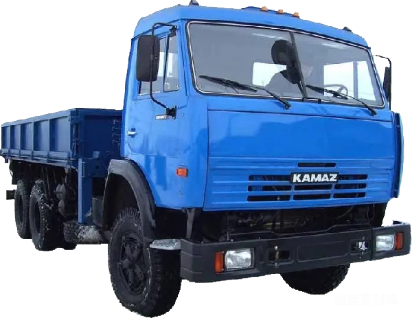元素素材 蓝色的KAMAZ卡车