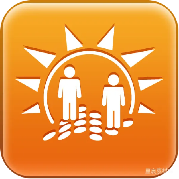元素素材 阳光下的友谊