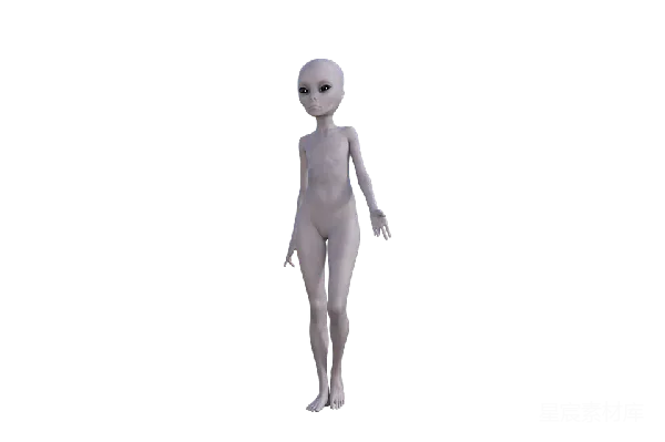 元素素材 科幻风格的外星人插图