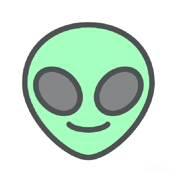 元素素材 外星人头像