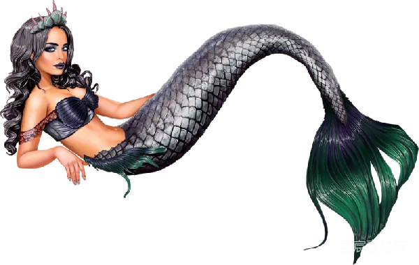 元素素材 神秘的美人鱼