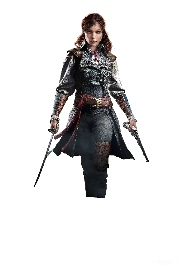 元素素材 女海盗角色设计