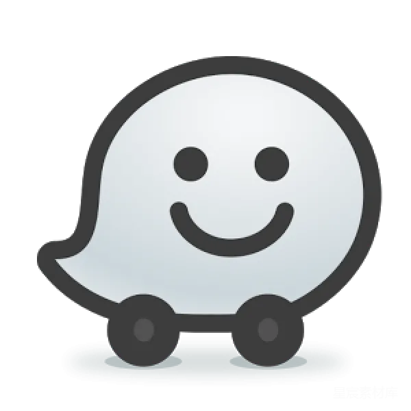 元素素材 微笑的云朵表情