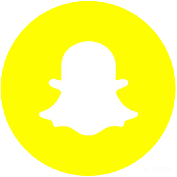 元素素材 Snapchat标志