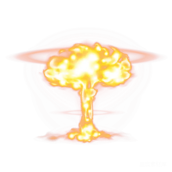 元素素材 核爆炸效果插图