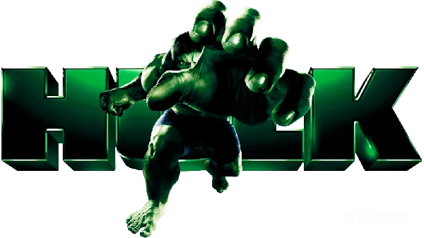 元素素材 绿巨人Hulk标志