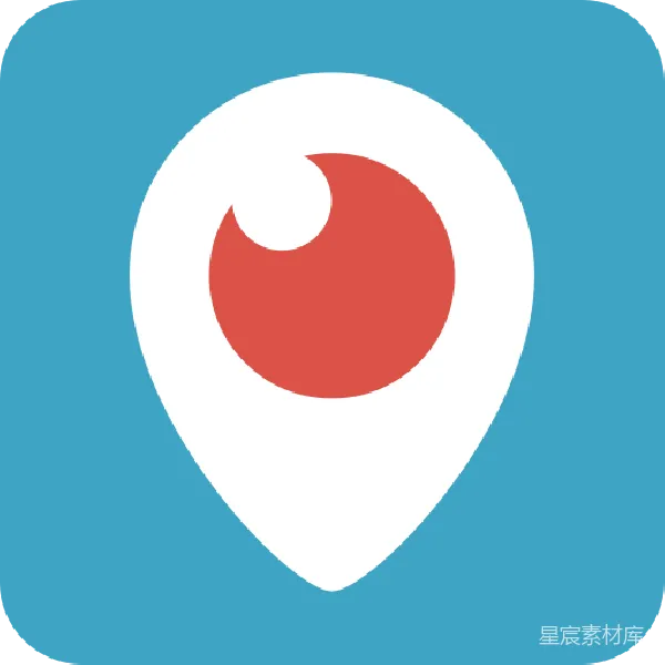 元素素材 红色定位图标