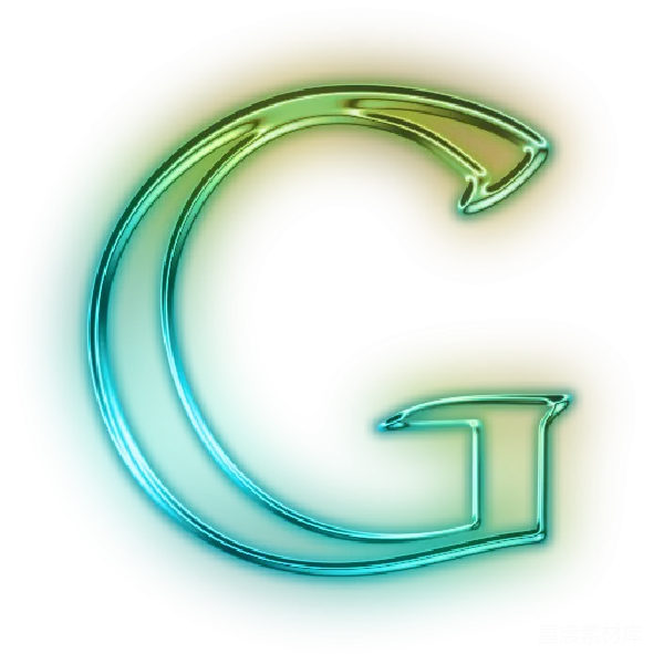 元素素材 动态渐变字母G