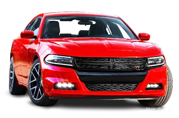 元素素材 红色道奇挑战者汽车