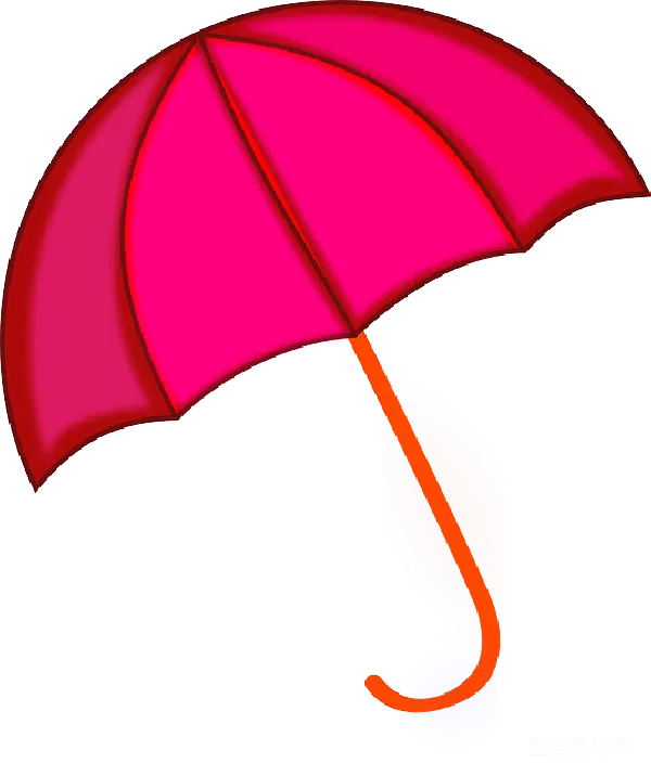 元素素材 彩色雨伞保护文件夹