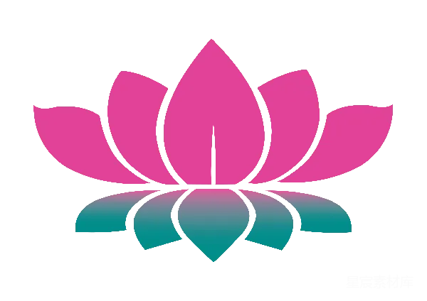 元素素材 粉色莲花图标