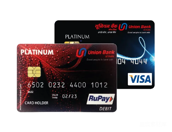 元素素材 印度联合银行Platinum信用卡