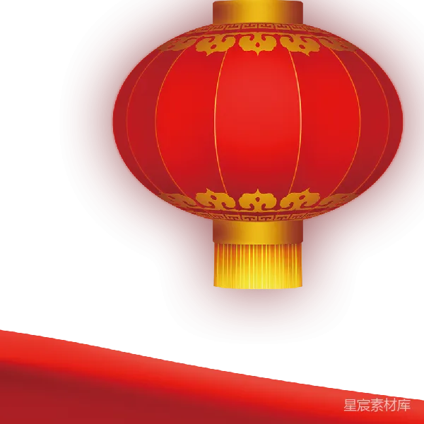 元素素材 春节红灯笼