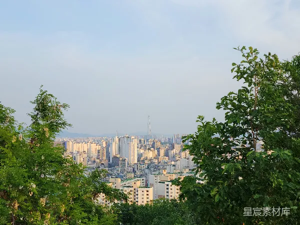 高清摄影 远处城市的景象