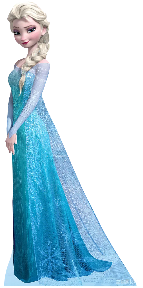元素素材 冰雪奇缘中的艾尔莎公主