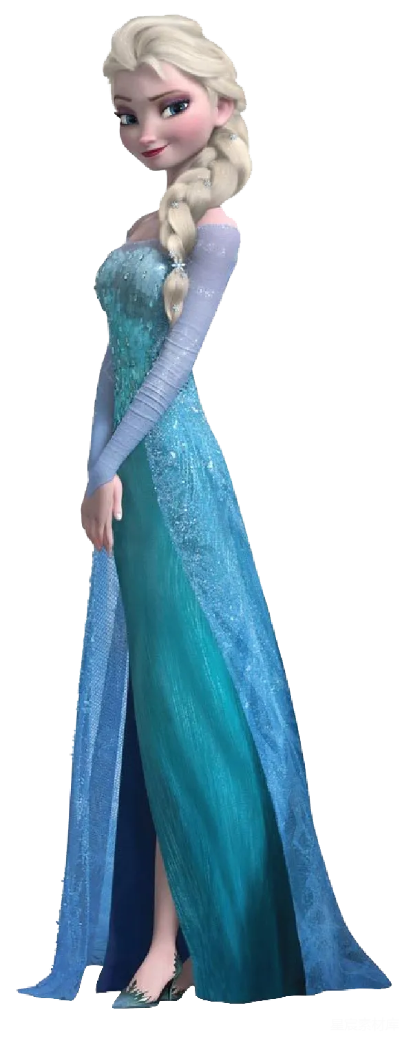 元素素材 冰雪奇缘中的艾尔莎公主