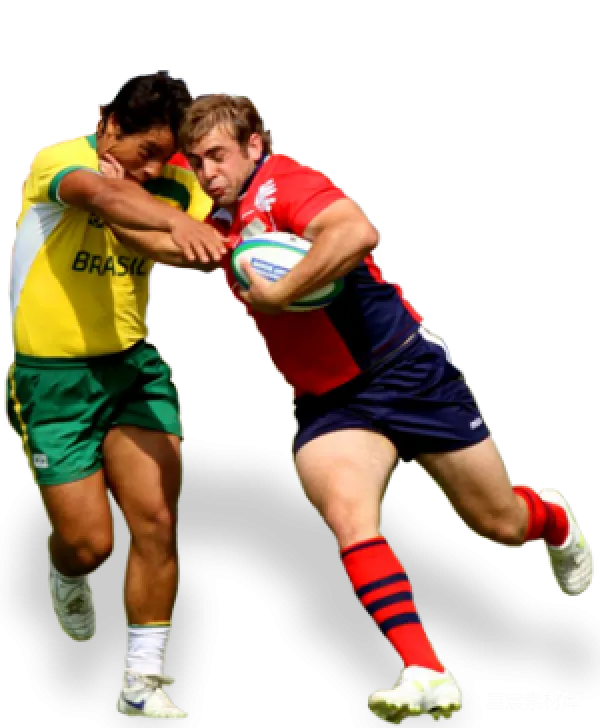 元素素材 激烈的橄榄球比赛瞬间
